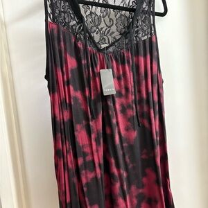 Torrid Black and Red Camisole